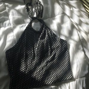 Brandy Melville tie halter top